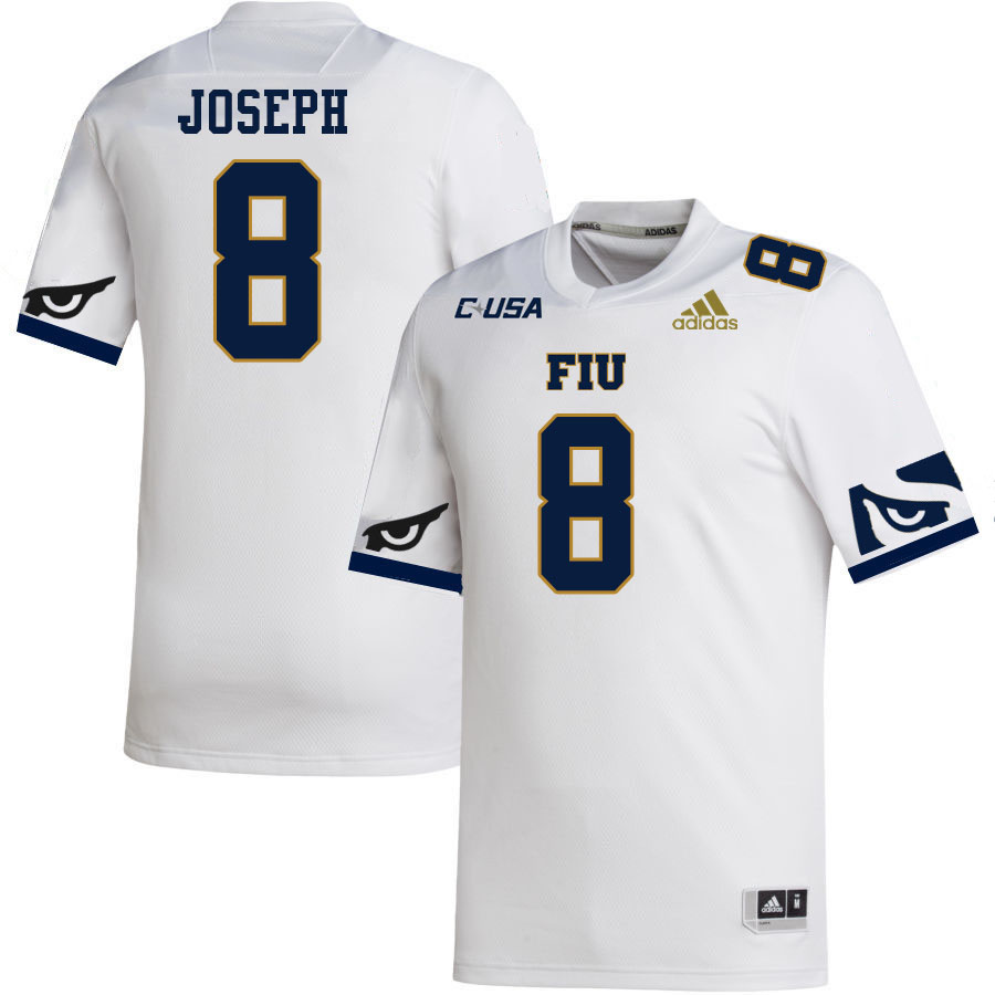 #8 Lexington Joseph FIU Jersey,Florida International University Panthers Football Jersey-White